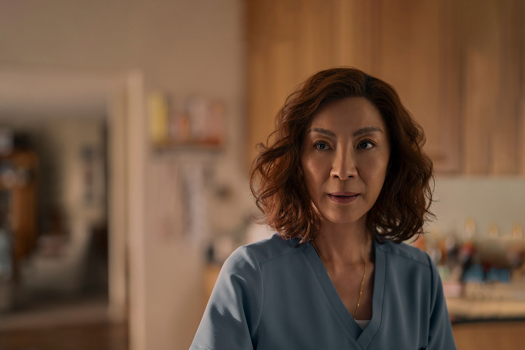 Michelle Yeoh as Mama Sun in "The Brothers Sun" (Michael Desmond/Netflix)