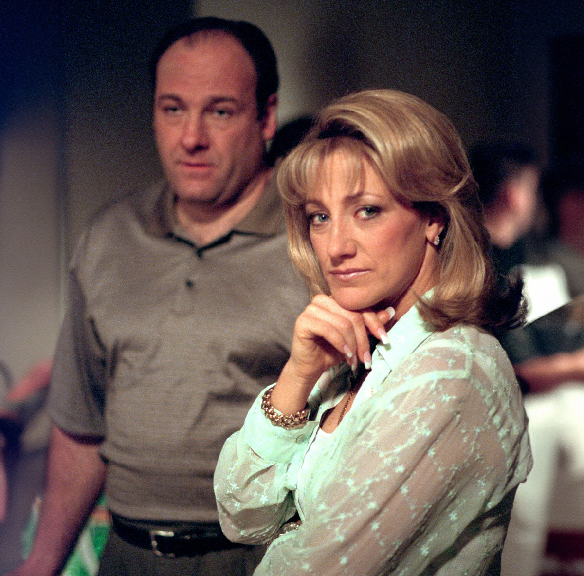 The Sopranos James Gandolfini Edie Falco