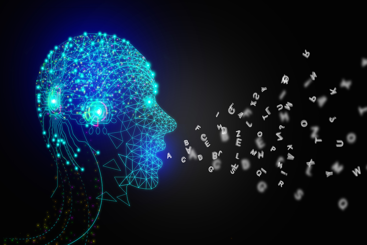AI speaks letters (Ole_CNX / Getty Images)