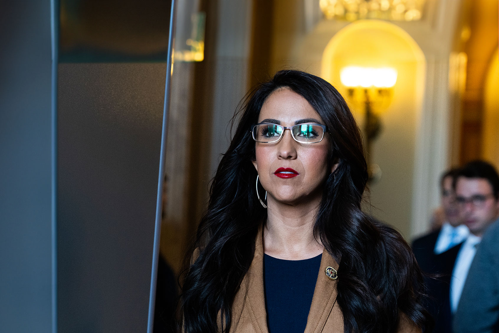 Rep. Lauren Boebert, R-Colo., leaves the U.S. Capitol after the last votes of the week on Thursday, February 15, 2024. (Tom Williams/CQ-Roll Call, Inc via Getty Images)