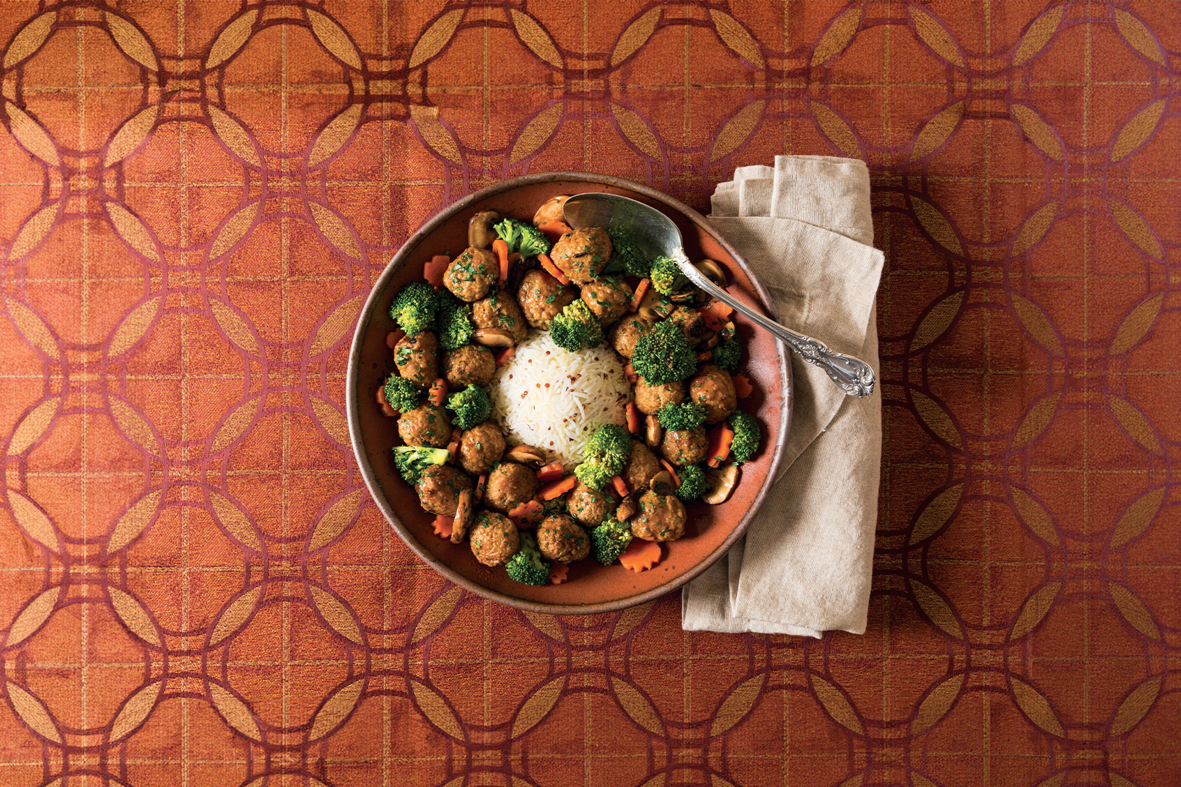 Stir Fry Meatballs (Photo by Deborah Whitlaw Llewellyn/Gibbs Smith)