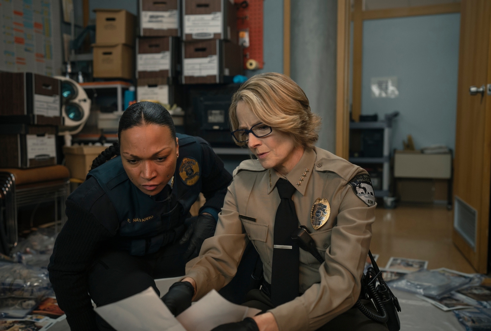 Kali Reis and Jodie Foster in "True Detective: Night Country" (Michele K. Short/HBO)