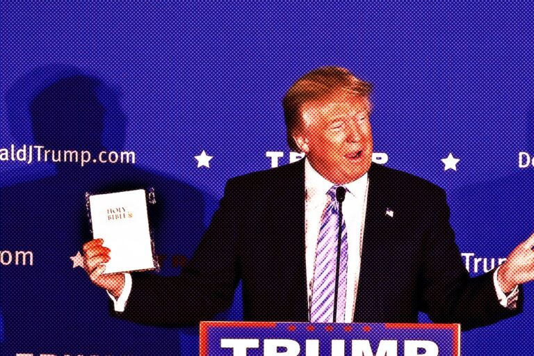 Donald Trump holding bible (Photo illustration by Salon/Getty Images)