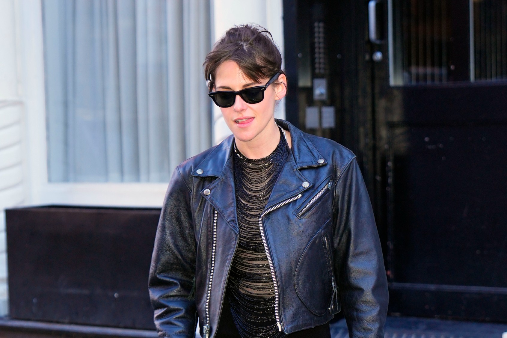 Kristen Stewart is seen on March 11, 2024 in New York City. (Gotham/GC Images)