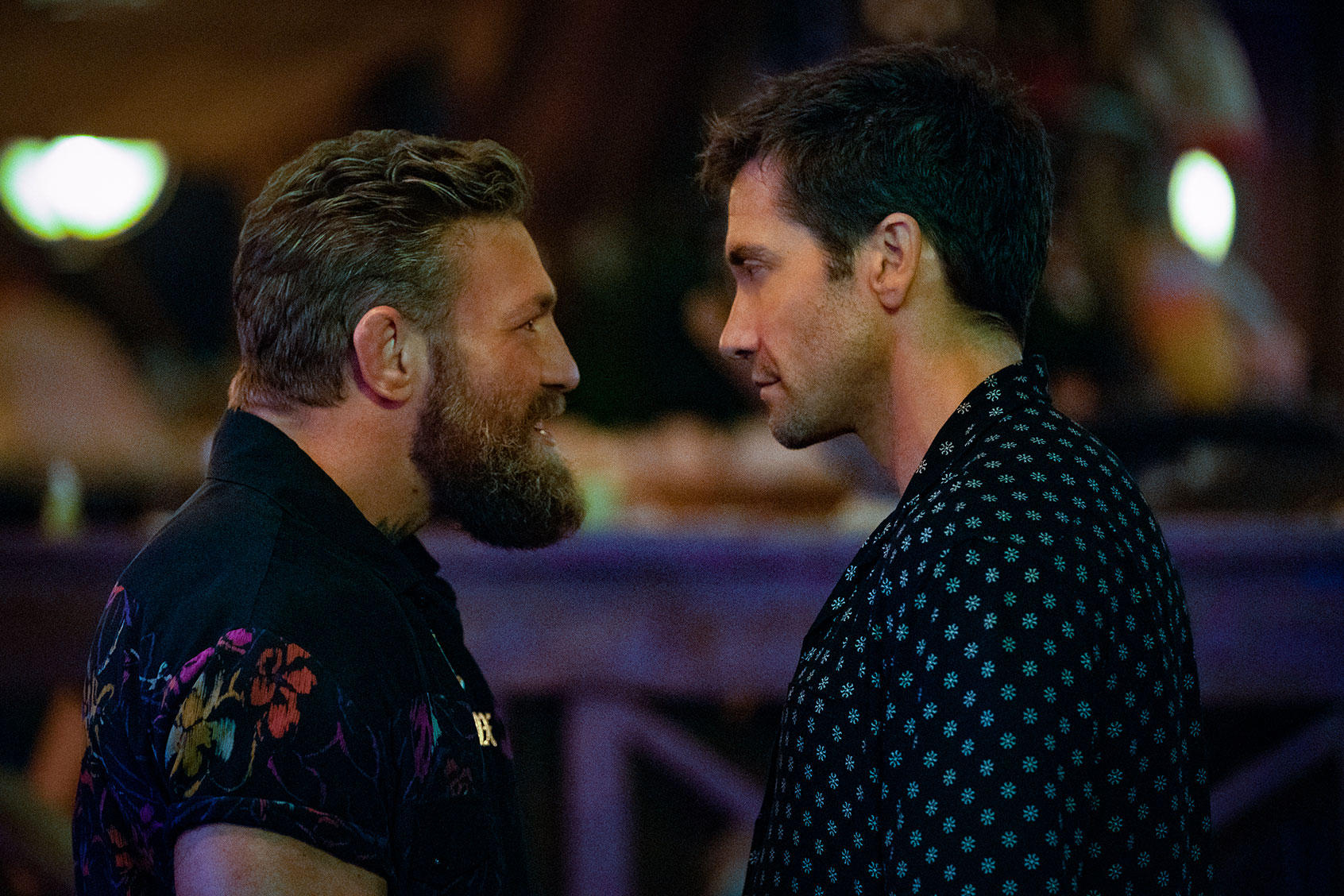 Conor McGregor and Jake Gyellenhaal in "Road House" (Laura Radford/Prime Video)