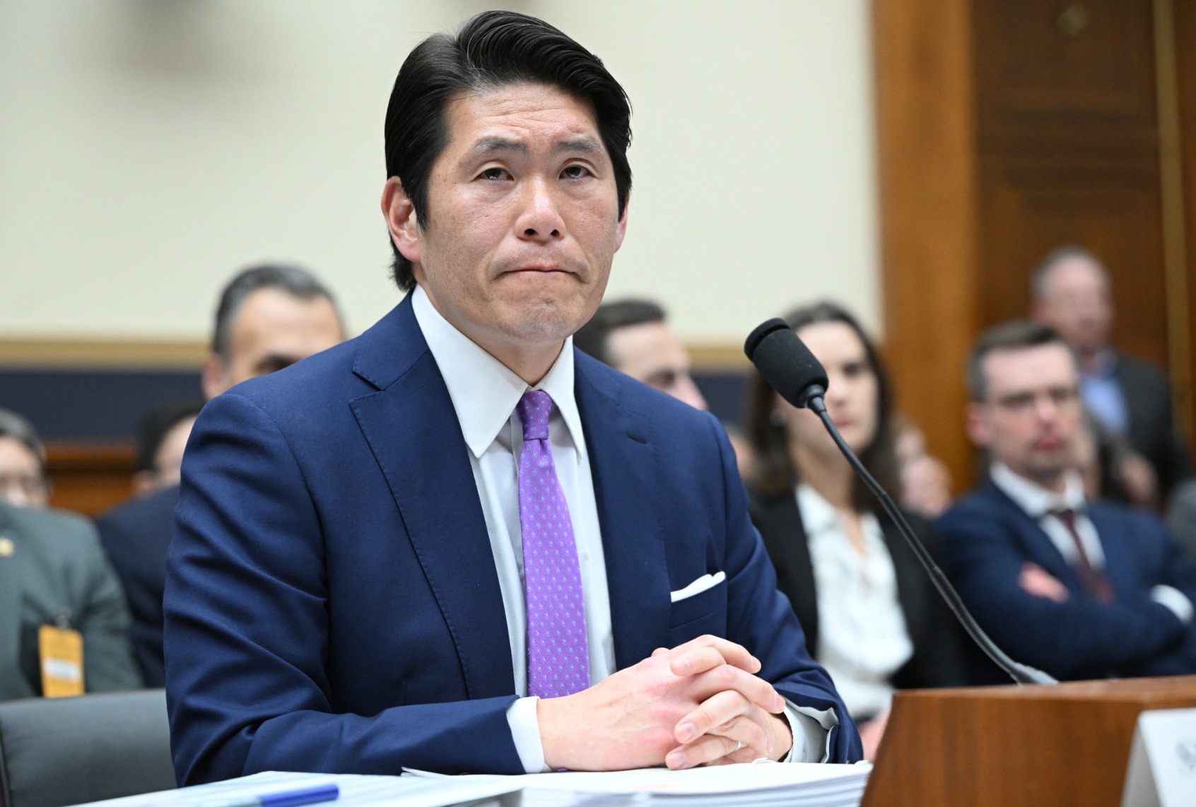 Special Counsel Robert Hur testifies before a House Judiciary Committee hearing on Capitol Hill in Washington, DC, March 12, 2024. (MANDEL NGAN/AFP via Getty Images))