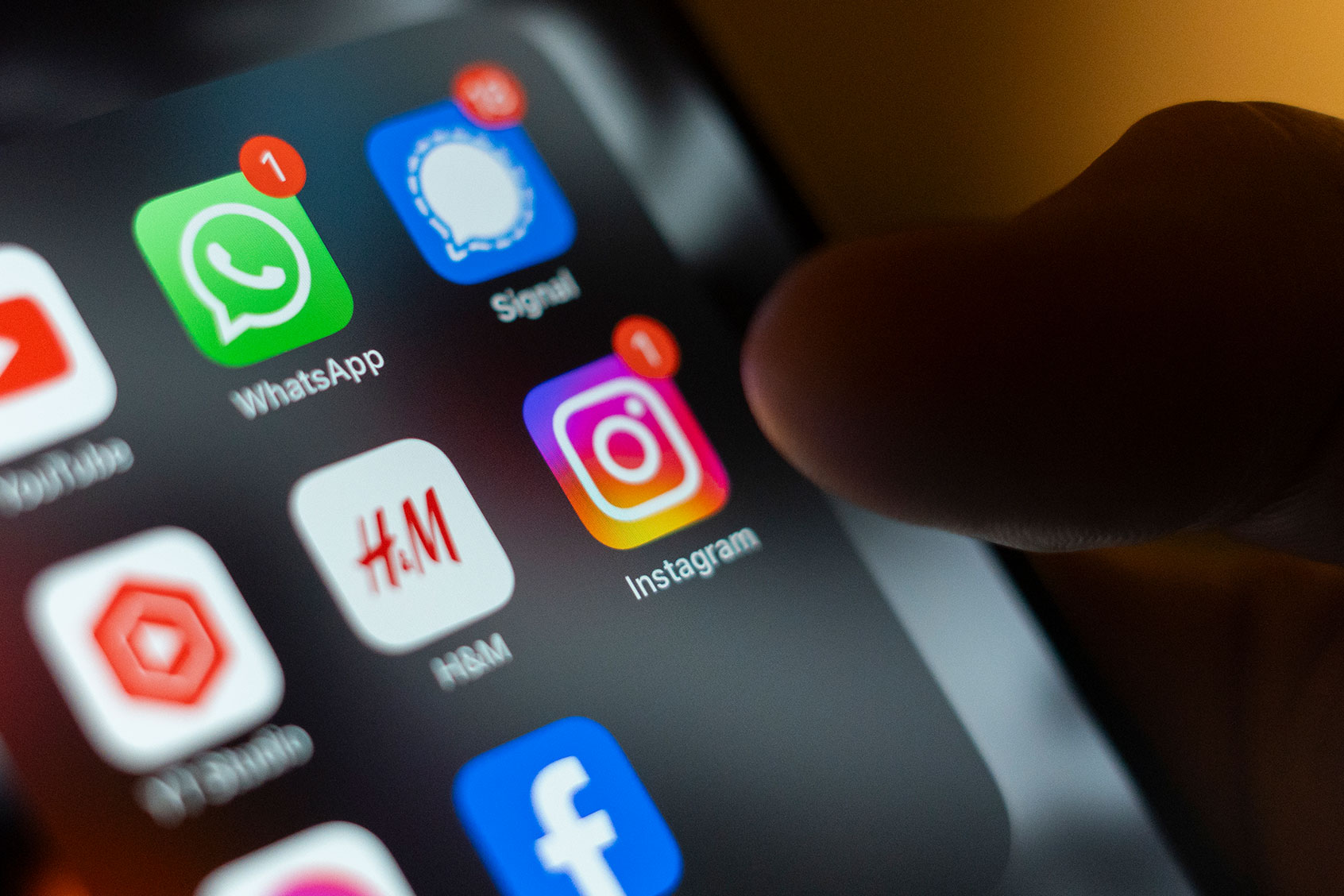 Social media applications are seen on an iPhone (Jaap Arriens/NurPhoto via Getty Images)