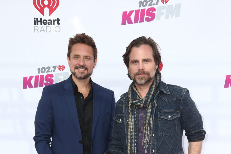 Will Friedle and Rider Strong attend the 2022 iHeartRadio Wango Tango at Dignity Health Sports Park on June 04, 2022 in Carson, California. (Tommaso Boddi/Getty Images for iHeartRadio)