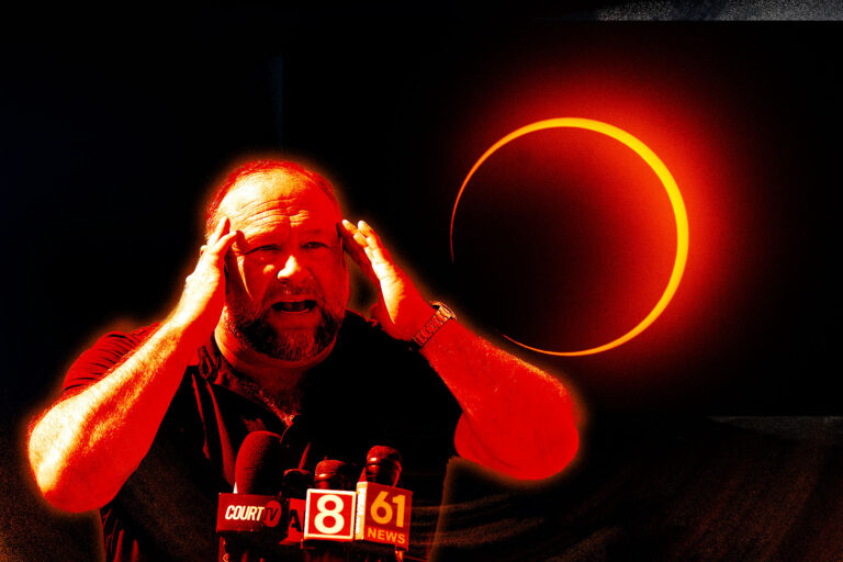 Alex Jones | Solar Eclipse (Photo illustration by Salon/Getty Images)
