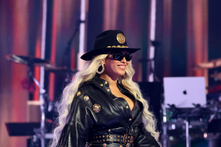Beyoncé accepts the Innovator Award onstage during the 2024 iHeartRadio Music Awards at Dolby Theatre on April 01, 2024 in Hollywood, California. (Amy Sussman/Getty Images)