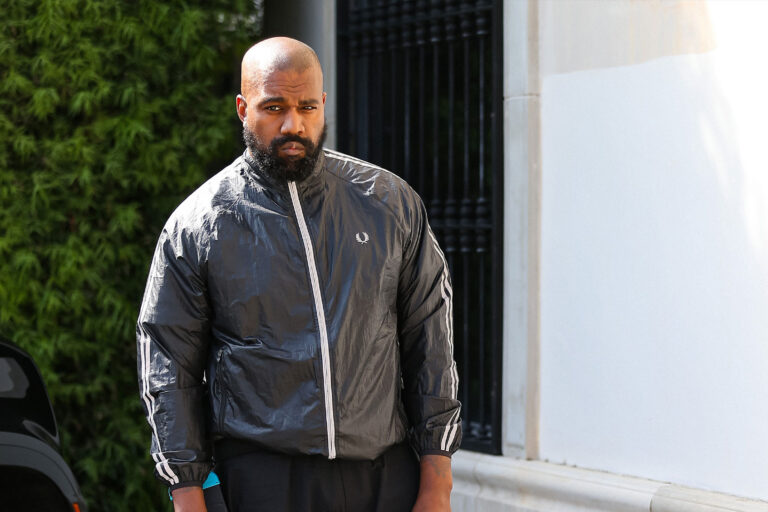 Kanye West is seen on March 21, 2024 in Los Angeles, California. (Bellocqimages/Bauer-Griffin/GC Images)