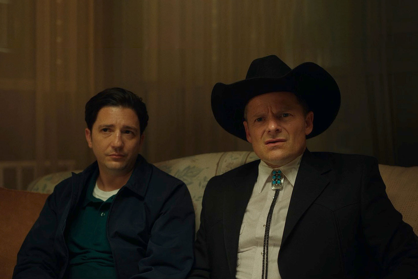 John Magaro and Steve Zahn in "LaRoy, Texas" (Brainstorm Media)