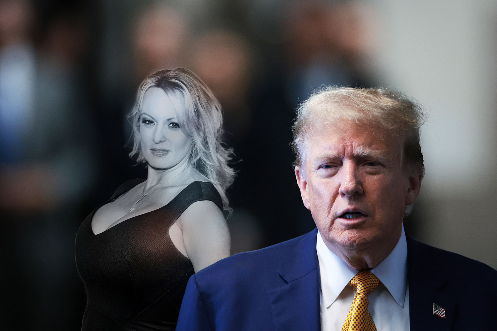 Donald Trump and Stormy Daniels (Photo illustration by Salon/Getty Images)