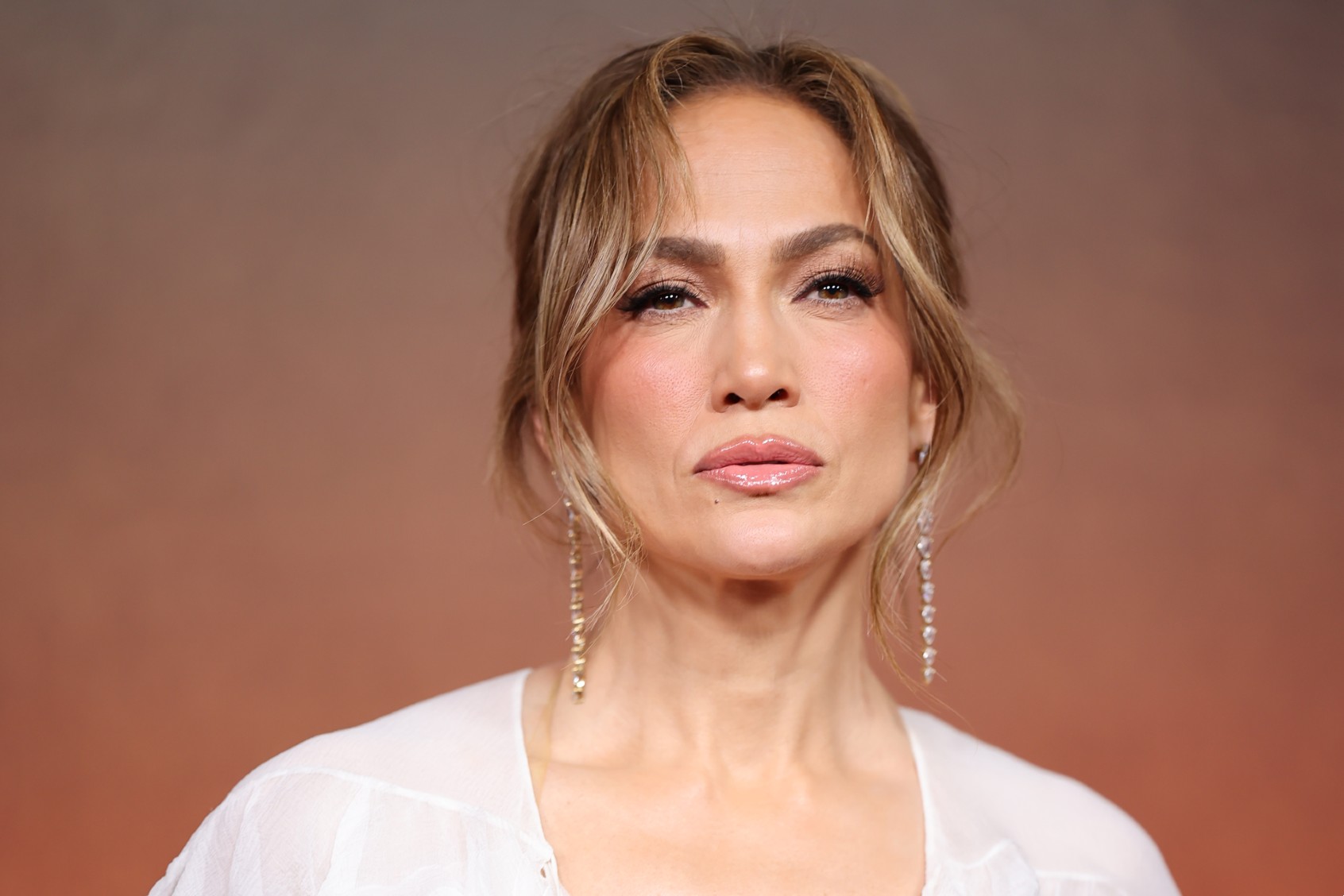 Jennifer Lopez poses during the 'Atlas' Mexico City Fan Event at Plaza Toreo Parque Central on May 21, 2024 in Naucalpan de Juarez, Mexico. (Hector Vivas/Getty Images)