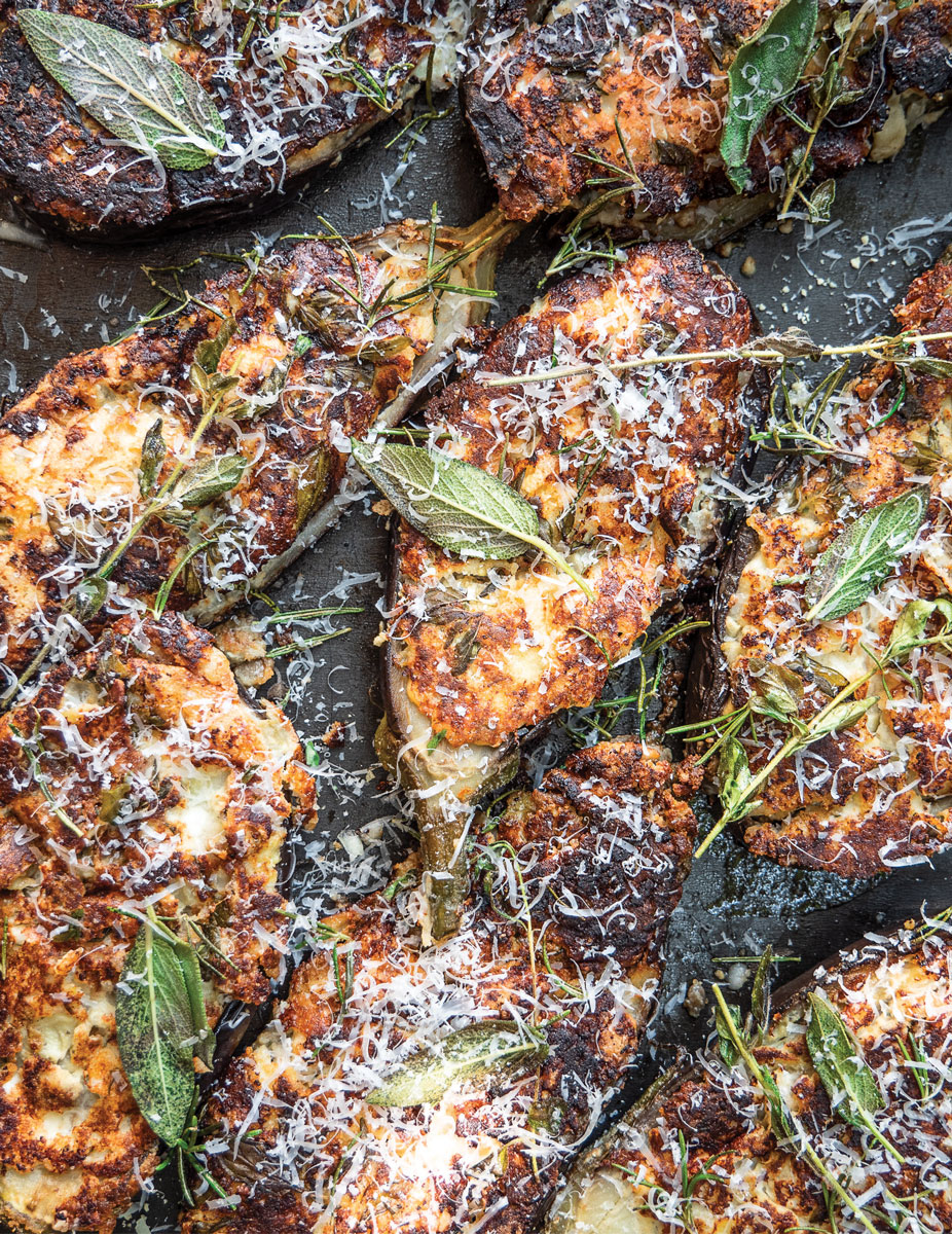 Stuffed eggplant