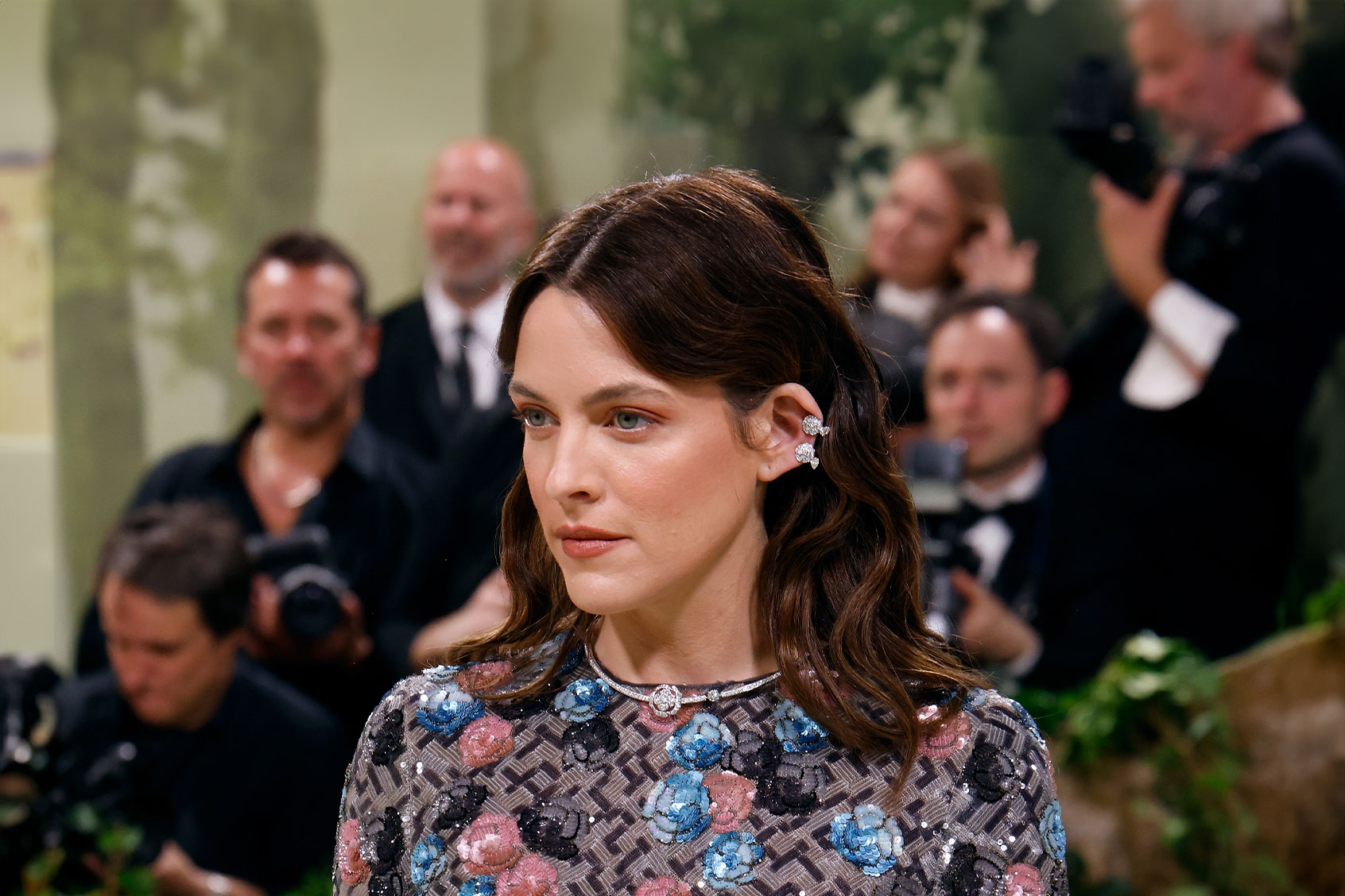 Riley Keough attends the 2024 Costume Institute Benefit for "Sleeping Beauties: Reawakening Fashion" at The Metropolitan Museum of Art on May 06, 2024 in New York City. (Taylor Hill/Getty Images)