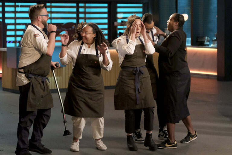 Daniel Jacobs, Amanda Turner, Savannah Miller, Danny Garcia, and Michelle Wallace on "Top Chef" (David Moir/Bravo)