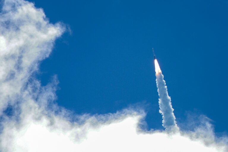 Boeing’s Starliner spacecraft atop a United Launch Alliance Atlas V rocket lifts off from Space Launch Complex 41 during NASA’s Boeing Crew Flight Test on June 05, 2024, in Cape Canaveral, Florida. (Joe Raedle/Getty Images)