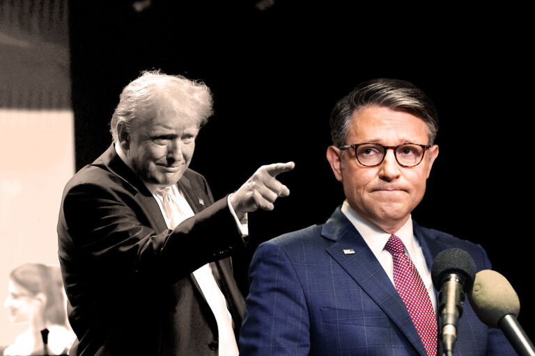 Donald Trump and Mike Johnson (Photo illustration by Salon/Getty Images)