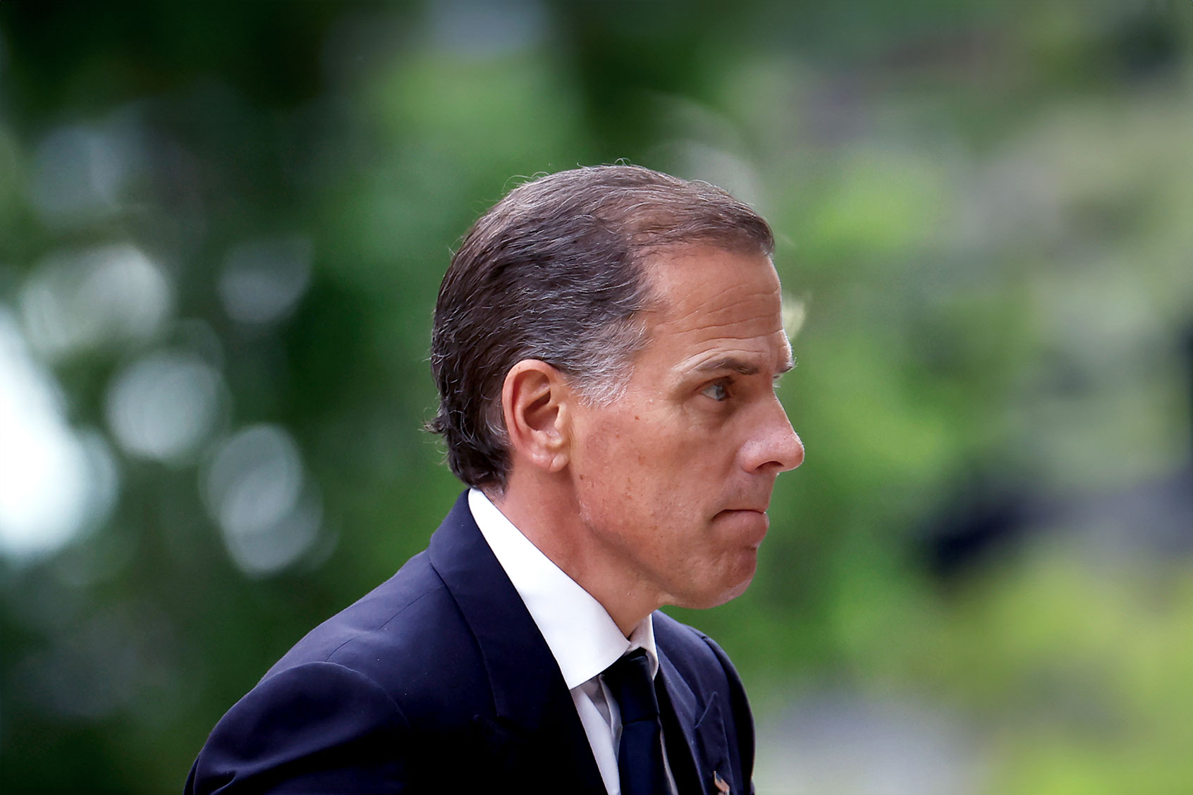 Hunter Biden, son of U.S. President Joe Biden, arrives to the J. Caleb Boggs Federal Building on June 06, 2024 in Wilmington, Delaware. (Kevin Dietsch/Getty Images)