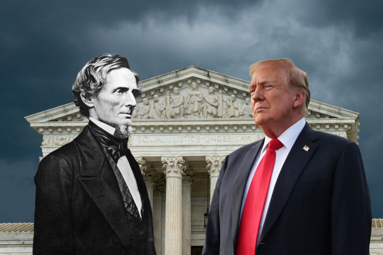 Jefferson Davis and Donald Trump (Photo illustration by Salon/Getty Images)