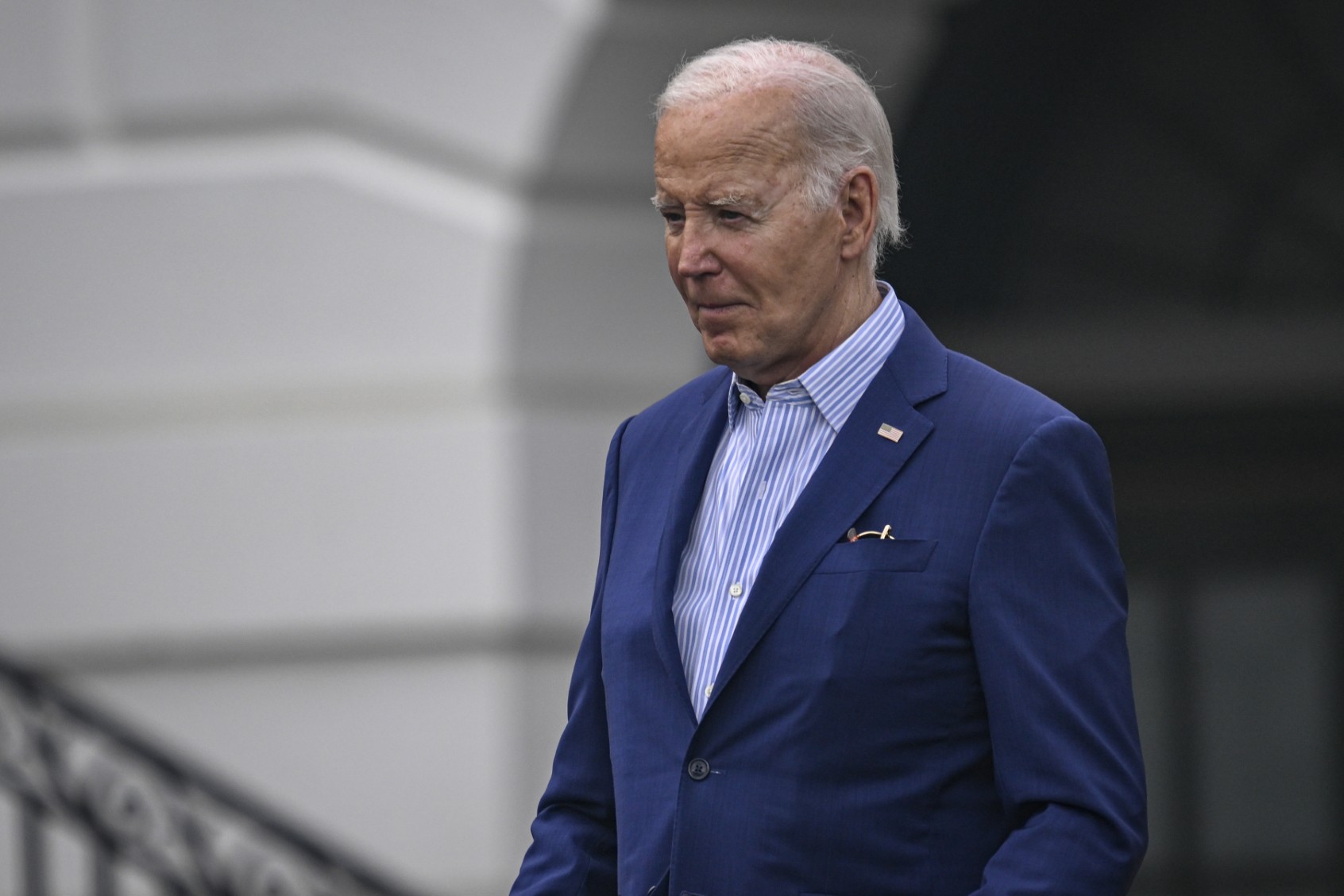 U.S. President Joe Biden and the First Lady Jill Biden (not seen) host the White House Congressional Picnic in the South Lawn of the White House in Washington DC, United States on June 04, 2024. (Celal Gunes/Anadolu via Getty Images)