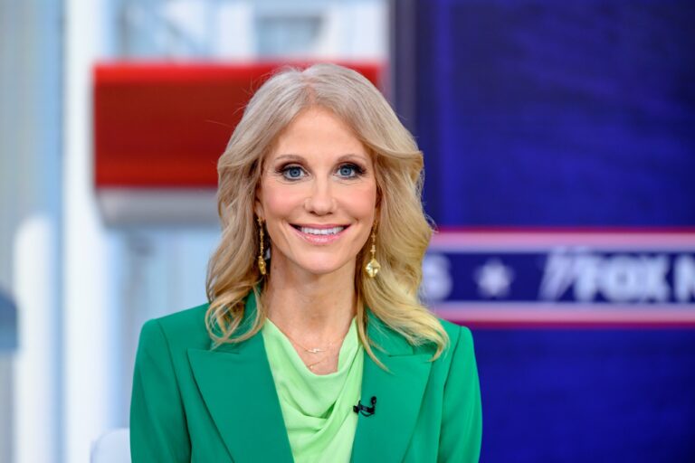 Kellyanne Conway attends Fox News' Super Tuesday 2024 primary election coverage at Fox News Channel Studios on March 05, 2024 in New York City. (Roy Rochlin/Getty Images)