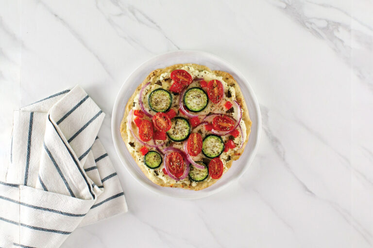 Summer Vegetable Flatbread (Photo courtesy of 123RF/Diana Johanna Velasquez, chelovector)