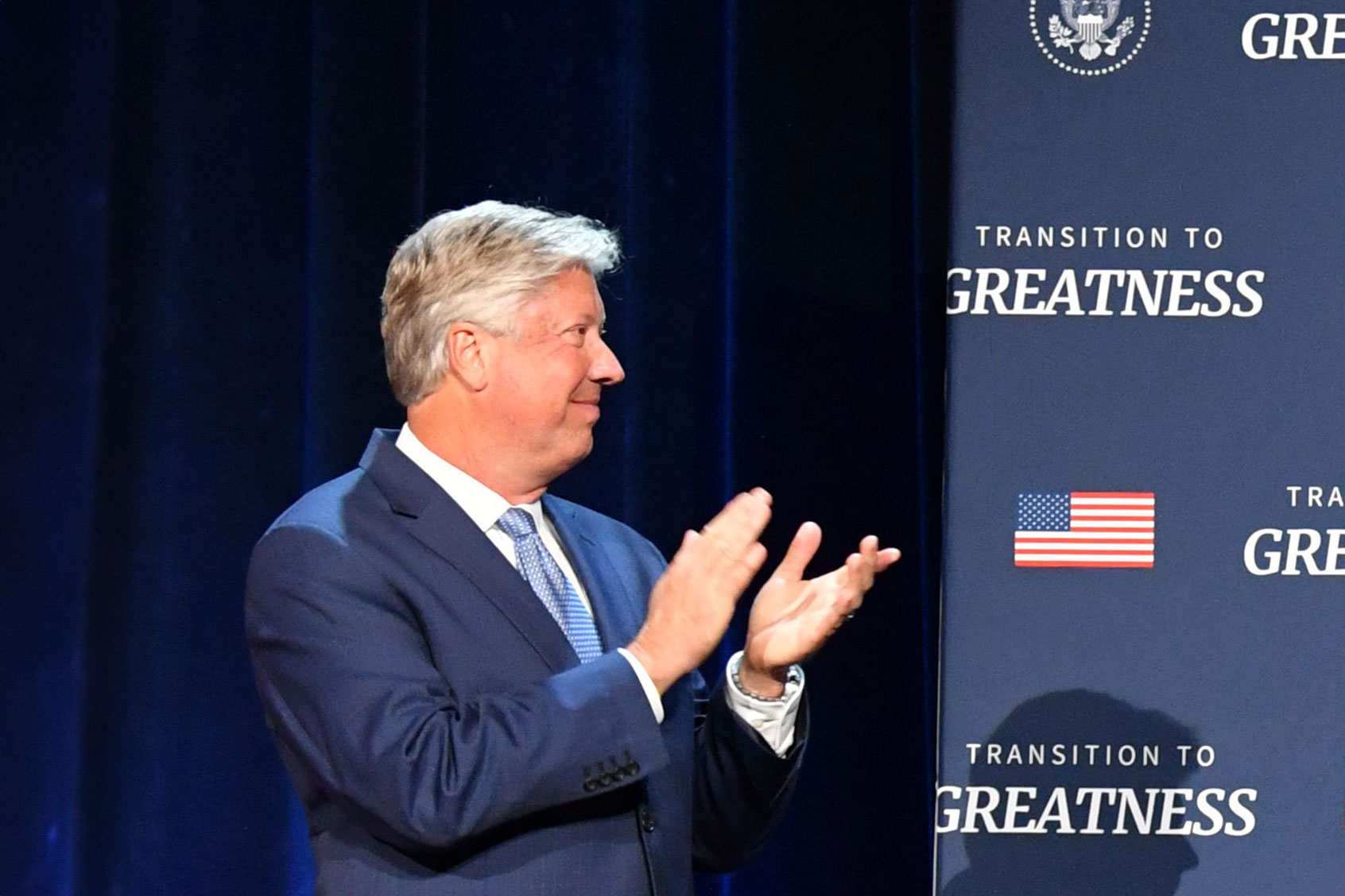 Pastor Robert Morris at a roundtable with faith leaders, law enforcement officials, and small business owners at Gateway Church Dallas Campus in Dallas, Texas, on June 11, 2020. (NICHOLAS KAMM/AFP via Getty Images)
