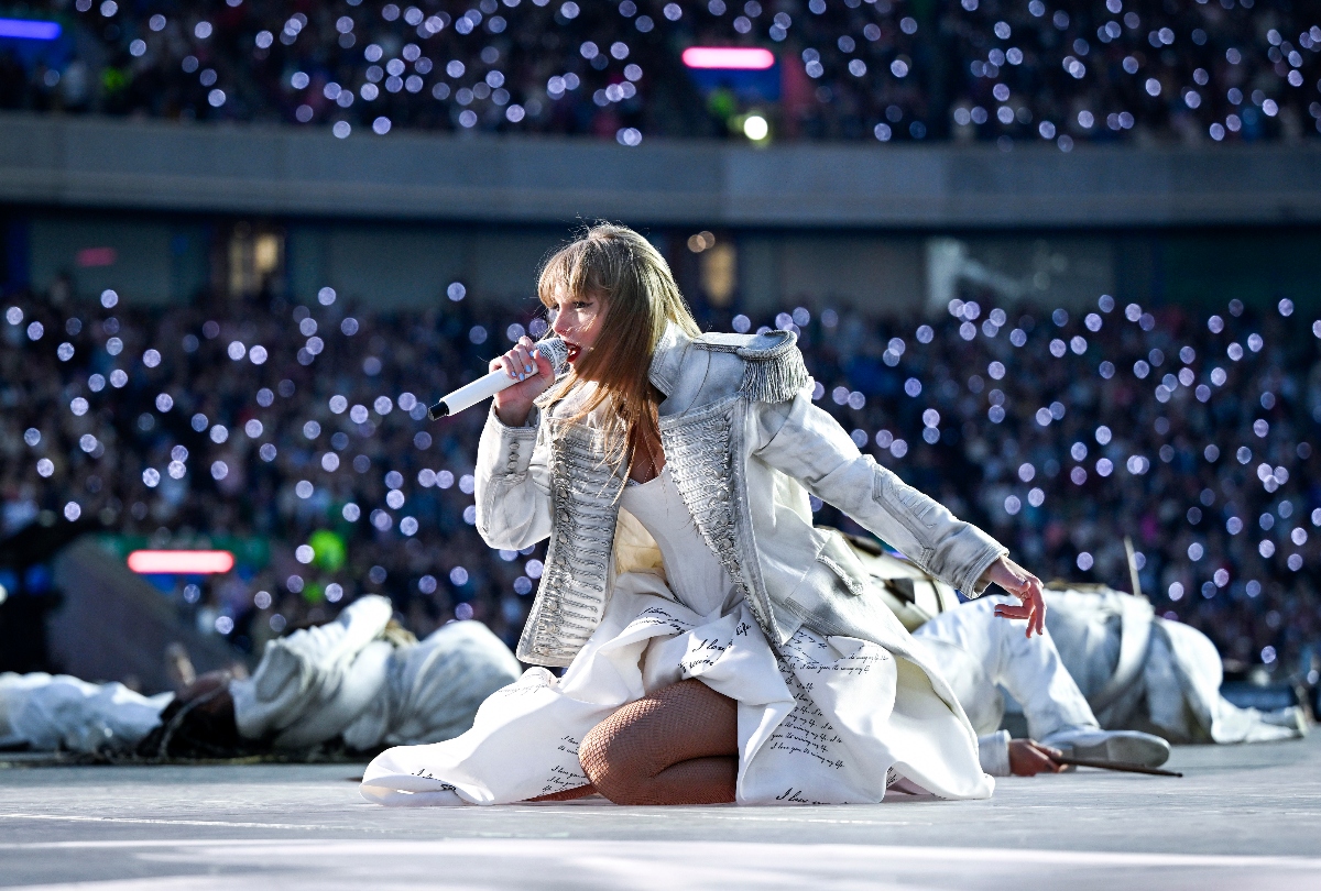 Taylor Swift performs at Scottish Gas Murrayfield Stadium on June 07, 2024 in Edinburgh, Scotland (Gareth Cattermole/TAS24/Getty Images for TAS Rights Management)
