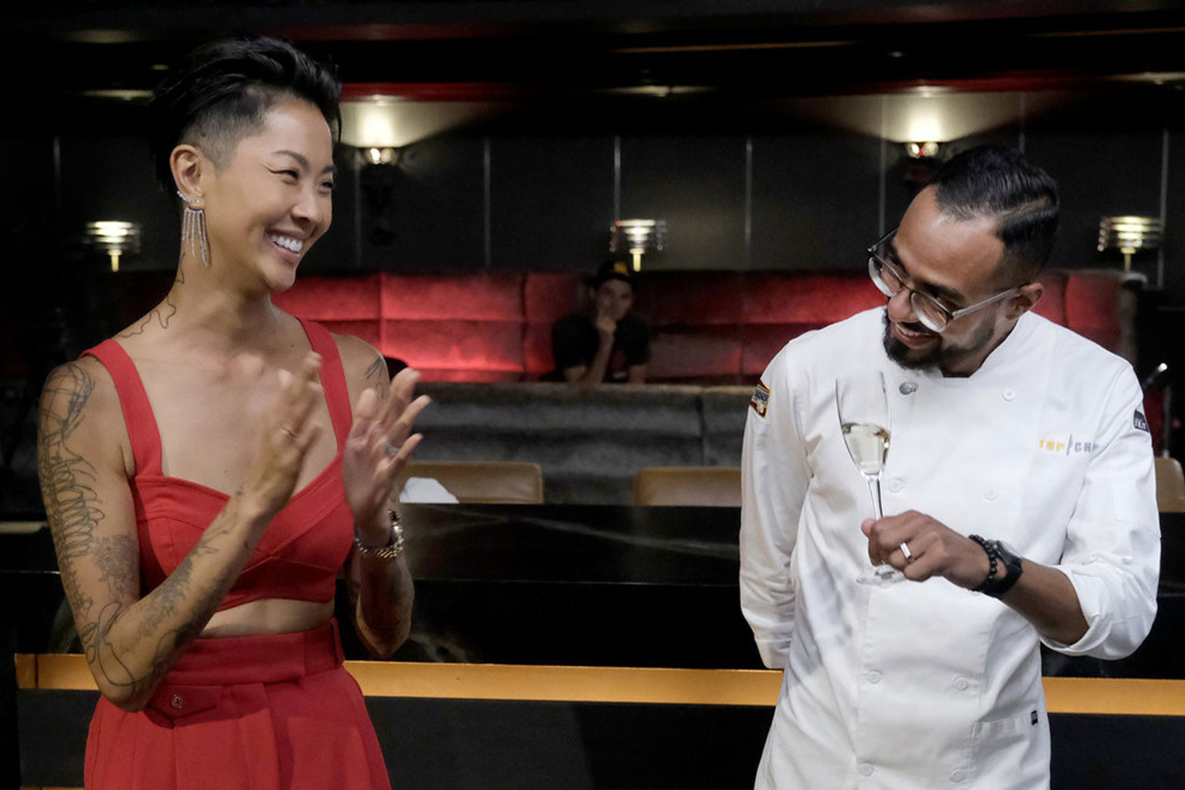 Kristen Kish and Danny Garcia on "Top Chef" (David Moir/Bravo)