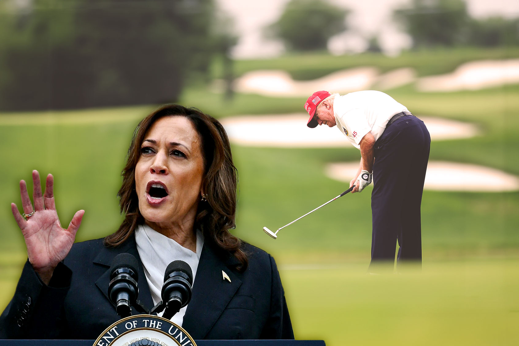 Kamala Harris and Donald Trump (Photo illustration by Salon/Getty Images)