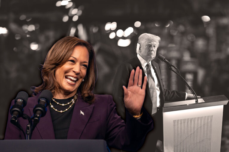 Kamala Harris and Donald Trump (Photo illustration by Salon/Getty Images)