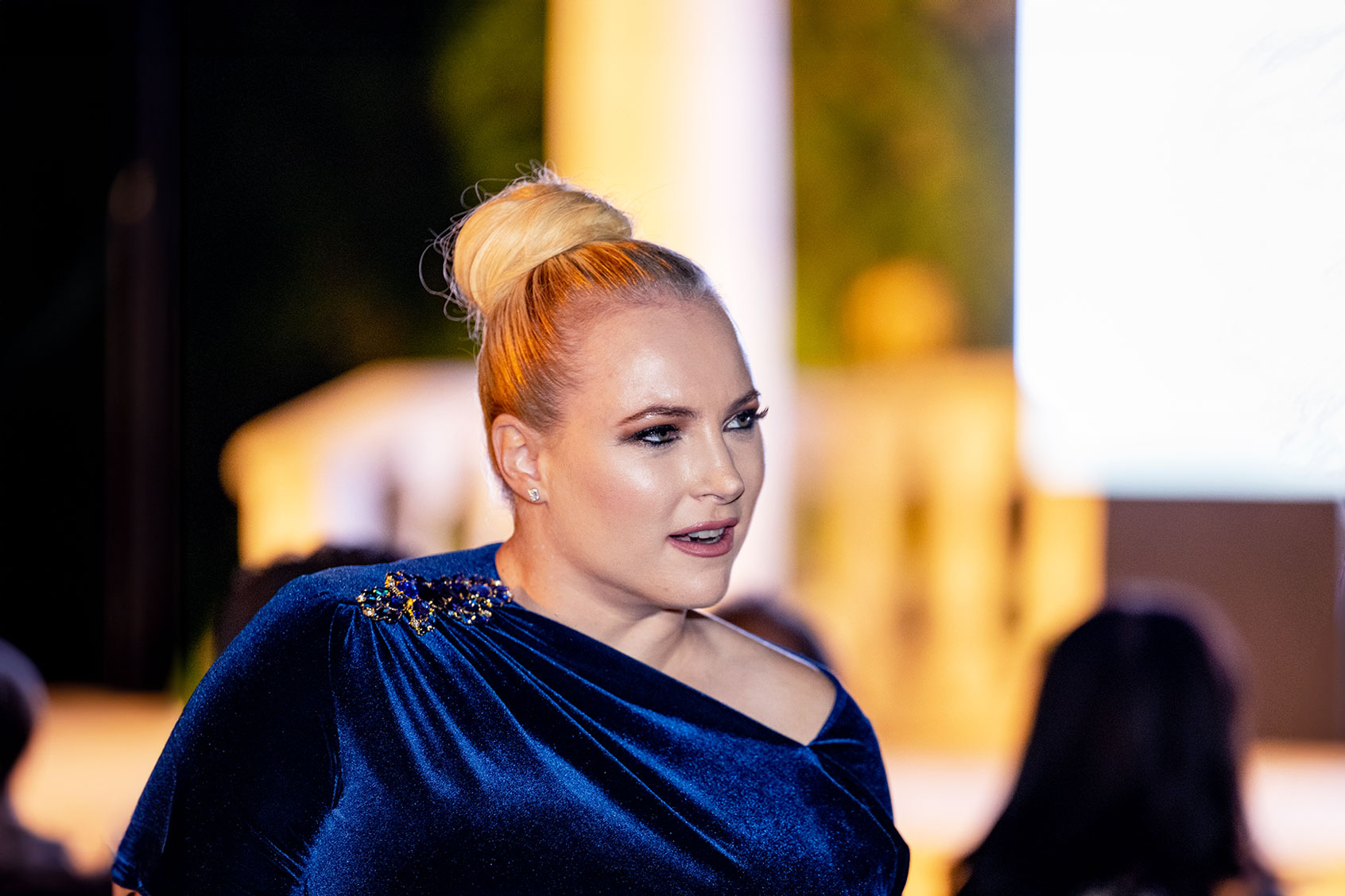 Meghan McCain attends The Algemeiner's 8th annual J100 Gala on October 12, 2021 in Rockleigh, New Jersey. (Roy Rochlin/Getty Images)