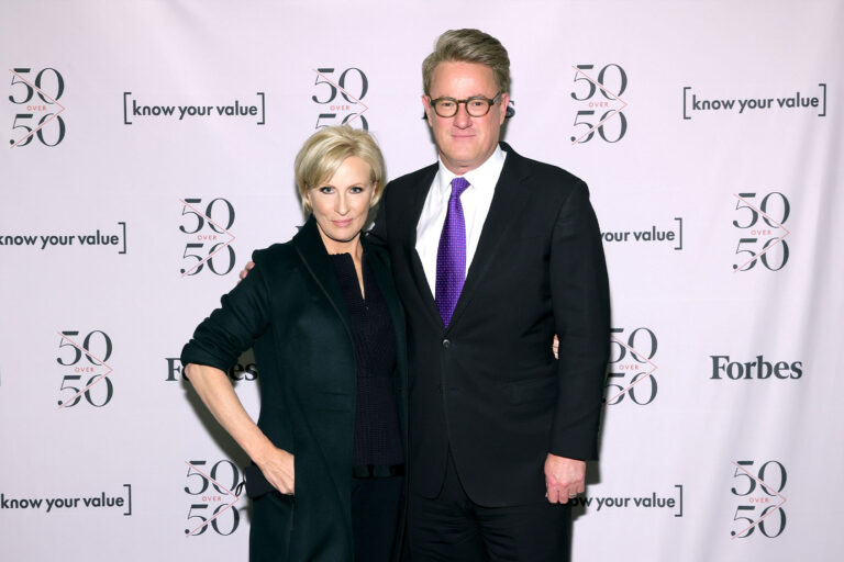 Mika Brzezinski and Joe Scarborough attend Forbes x Know Your Value 50 Over 50 on December 15, 2021 in New York City. (Dia Dipasupil/Getty Images)