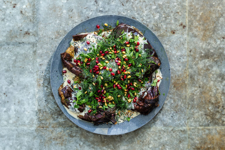 Aubergines tahinia (Ashley Lima)