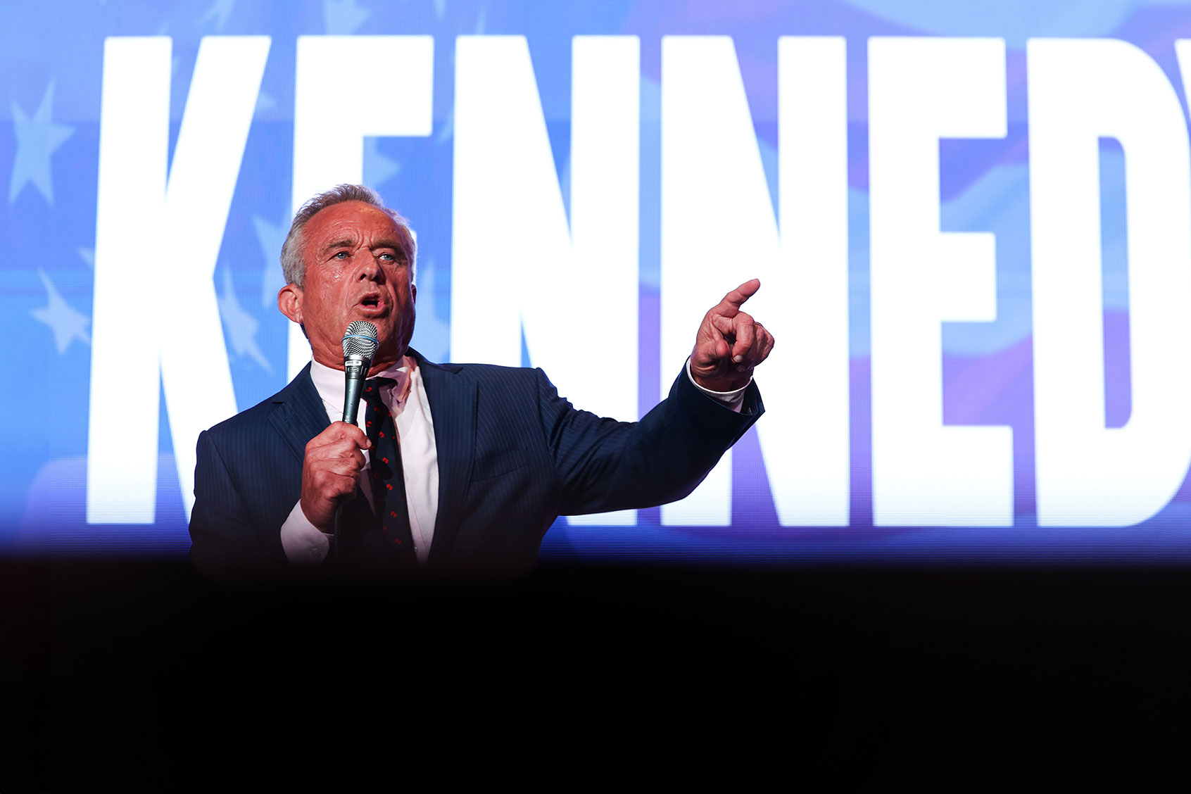 Independent presidential candidate Robert F. Kennedy Jr. speaks at the Libertarian National Convention on May 24, 2024 in Washington, DC. (Kevin Dietsch/Getty Images)