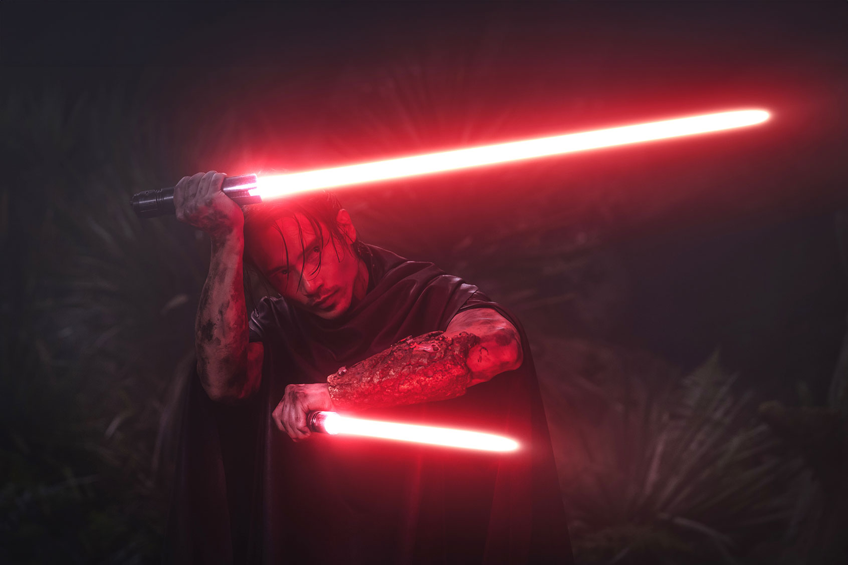 Manny Jacinto as The Stranger in "Star Wars: The Acolyte" (Lucasfilm Ltd.)