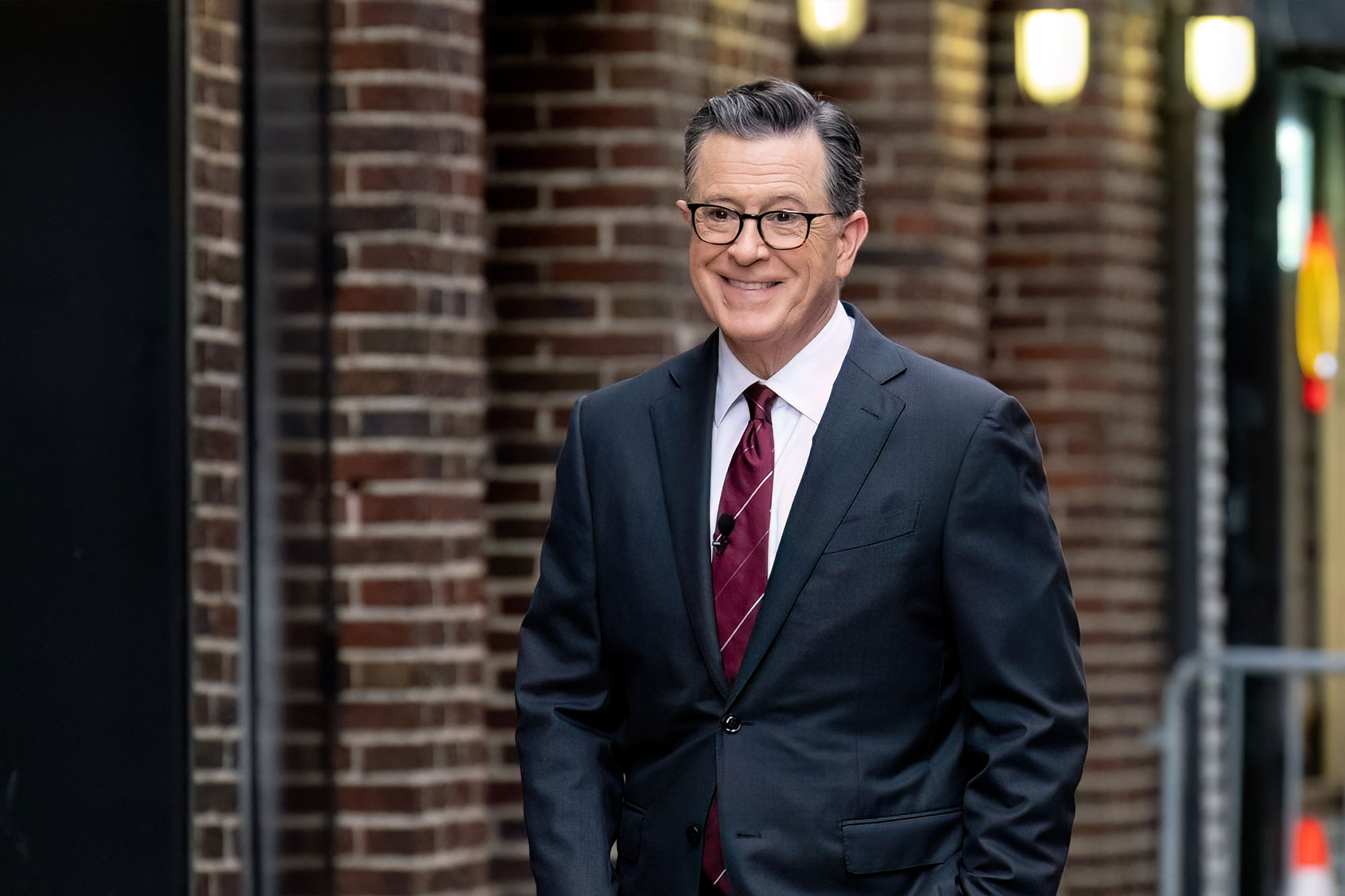 Stephen Colbert is seen arriving to "The Late Show With Stephen Colbert" at Ed Sullivan Theater on June 11, 2024 in New York City. (Gilbert Carrasquillo/GC Images)