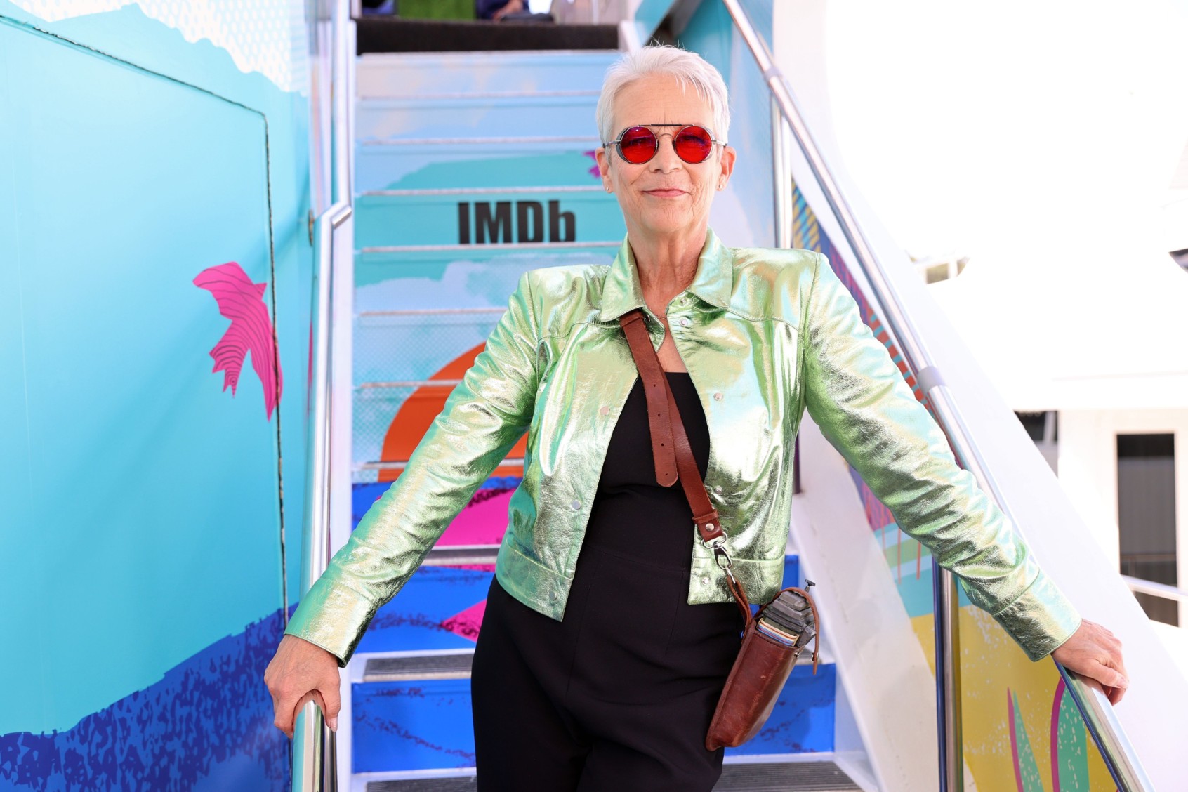 Jamie Lee Curtis attends the IMDboat at San Diego Comic-Con 2024 at The IMDb Yacht on July 26, 2024, in San Diego, California. (Mat Hayward/Getty Images for IMDb)