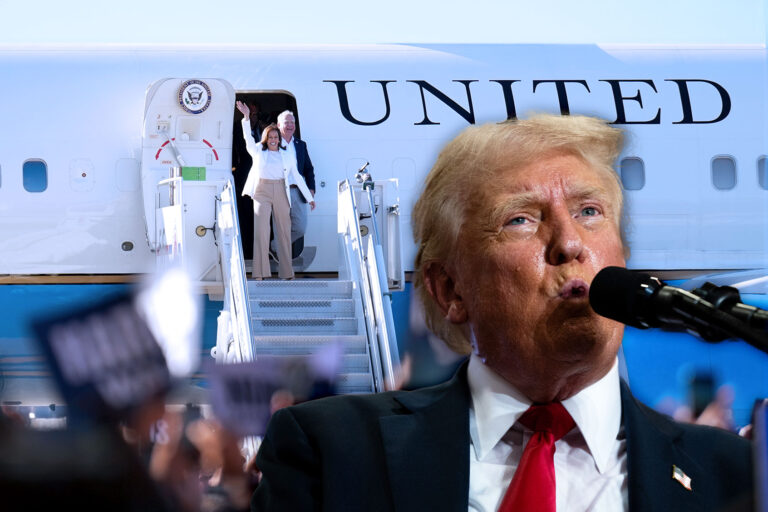 Kamala Harris, Tim Walz and Donald Trump (Photo illustration by Salon/Getty Images)