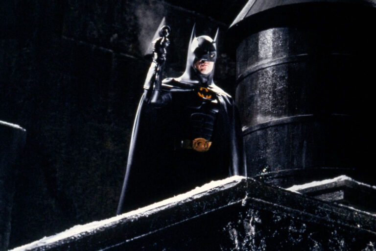 American actor Michael Keaton on the set of Batman Returns, directed by Tim Bruton. (Warner Bros. Pictures/Sunset Boulevard/Corbis via Getty Images)