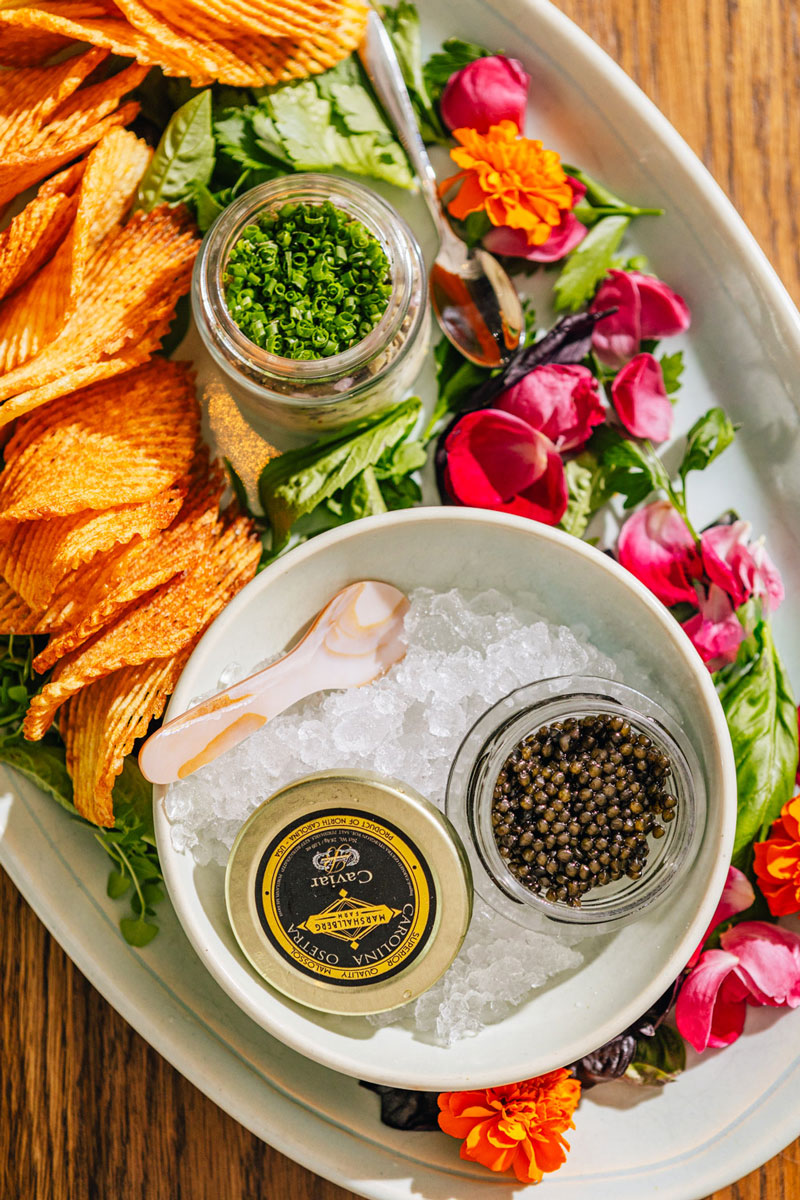 Caviar service, Seabird