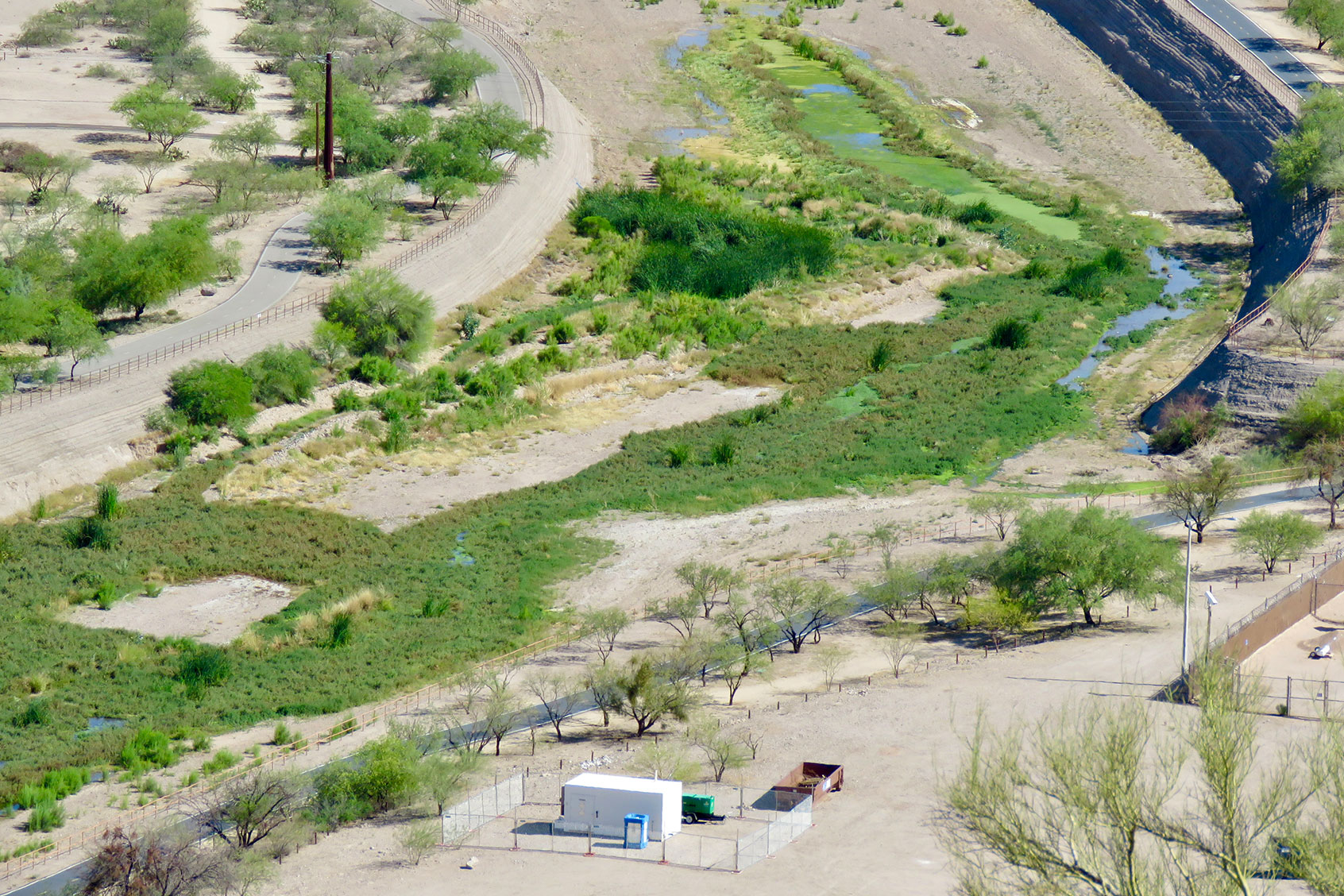 Santa Cruz River in Southern Arizona (Courtesy of Michael Bogan)