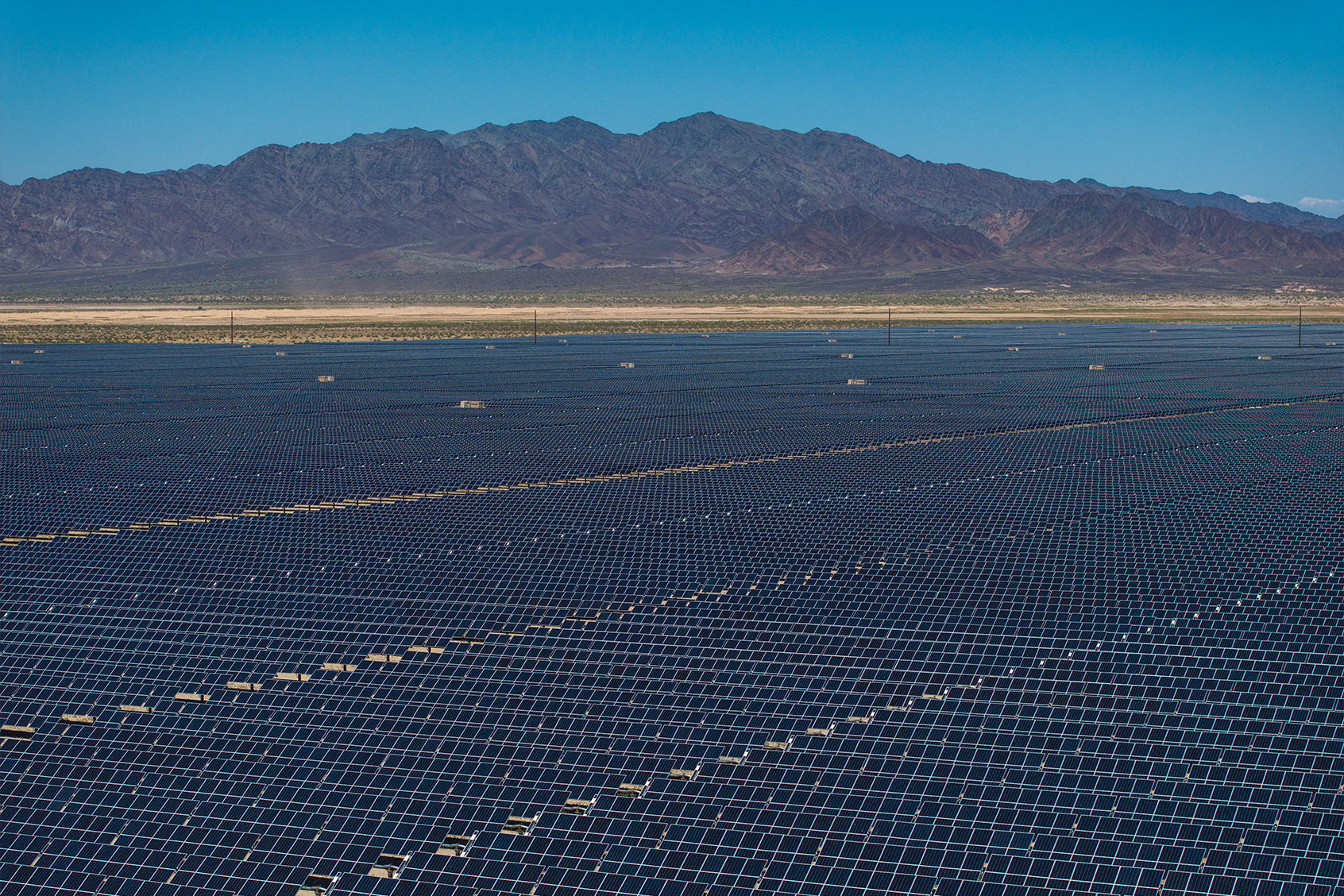 Chuckwalla Valley solar panels solar energy project