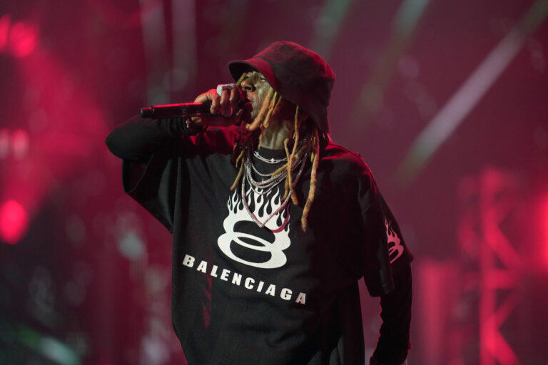 Lil Wayne performs onstage during Day 1 of the 2024 ESSENCE Festival of Culture presented by Coca-Cola at Caesars Superdome on July 05, 2024 in New Orleans, Louisiana. (Photo by Josh Brasted/Getty Images for ESSENCE)