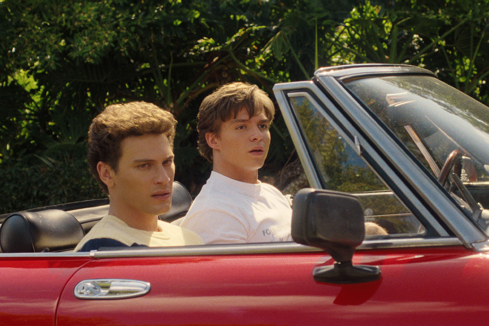 Cooper Koch as Erik Menendez and Nicholas Chavez as Lyle Menendez in "Monsters: The Lyle And Erik Menendez Story" (Courtesy Of Netflix)