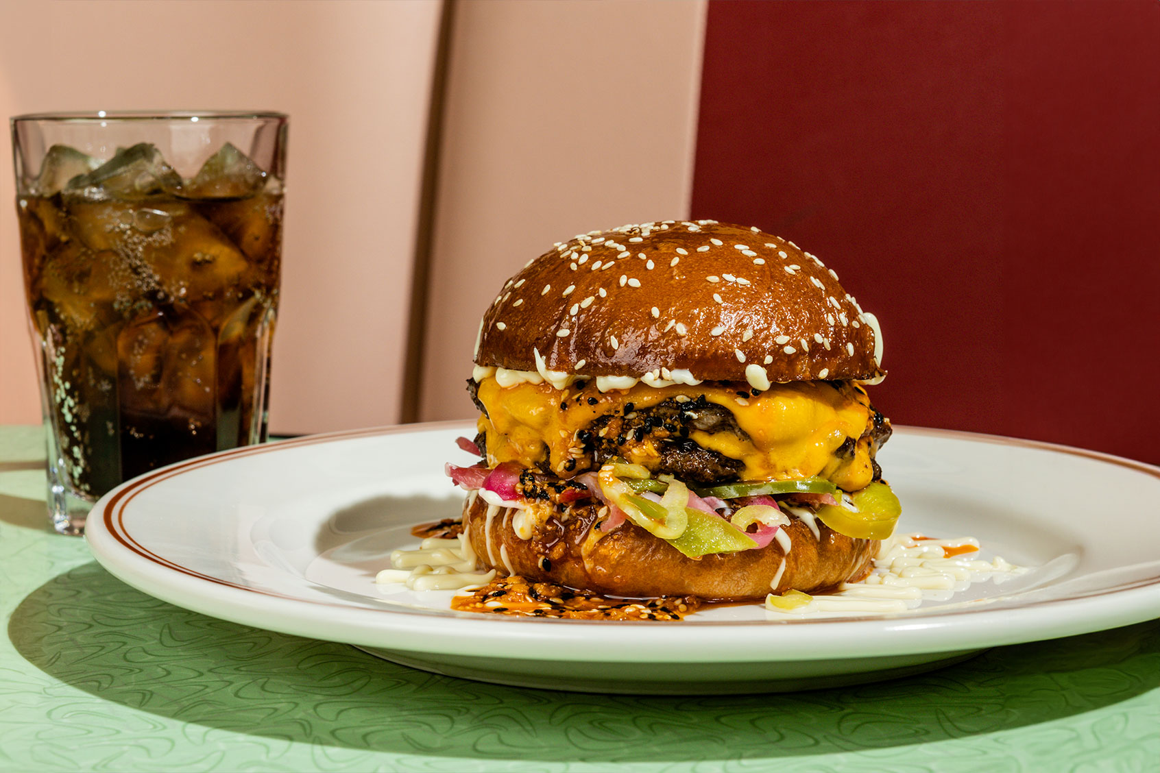 Burger from Little Goat Diner (Photo courtesy of Boka Restaurant Group)