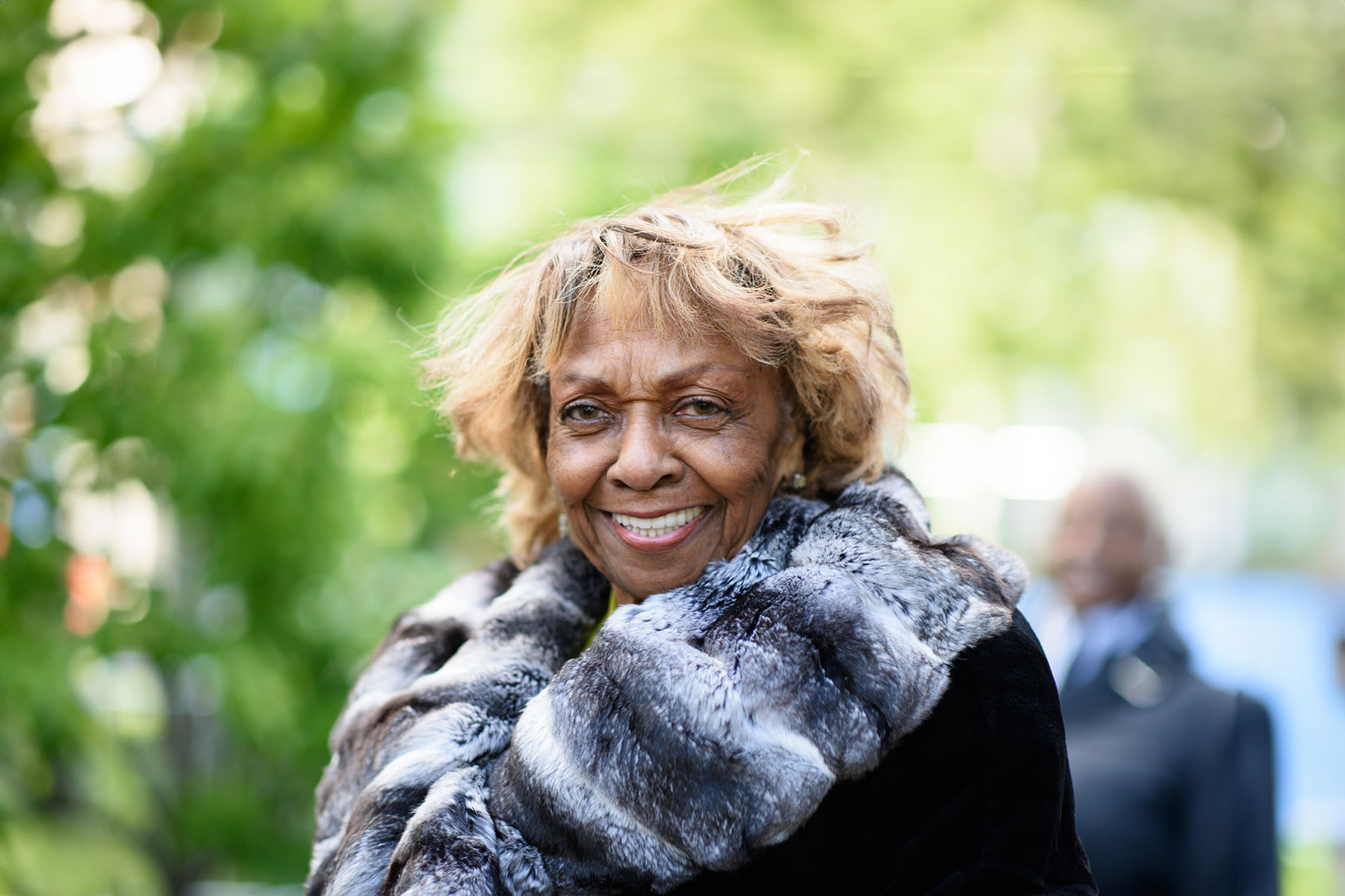 Cissy Houston poses backstage at the 2016 Newark Celebration 350 Founders Weekend Festival on May 15, 2016 in Newark, New Jersey. (Dave Kotinsky/Getty Images)