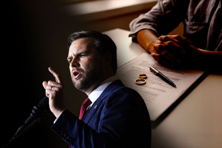 JD Vance and divorce (Photo illustration by Salon/Getty Images)